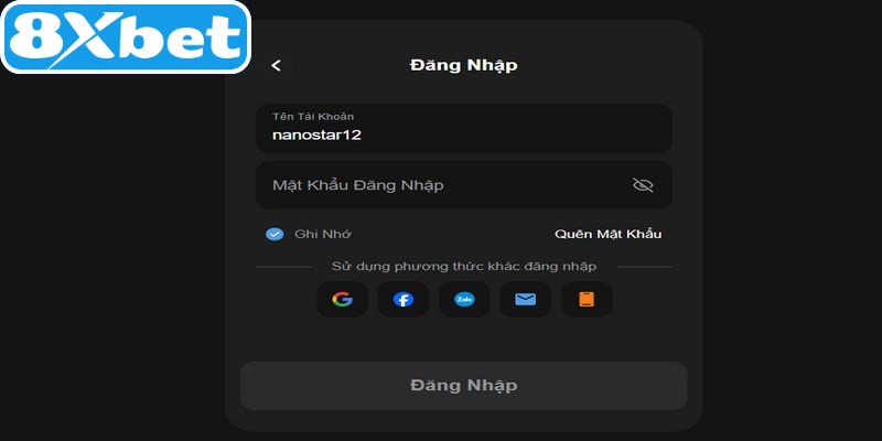 Điền đúng biệt hiệu kèm theo mã khóa cá nhân theo hồ sơ ID